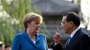 Merkel fordert Rechtsstaatlichkeit in China