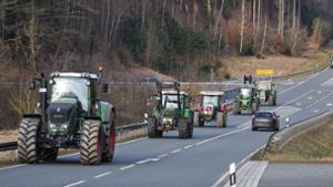Kulmbacher Bauern wollen mit Blockade Zeichen setzen
