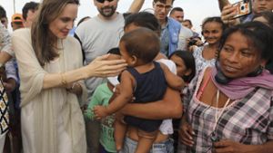 Angelina Jolie besucht venezolanische Flüchtlinge