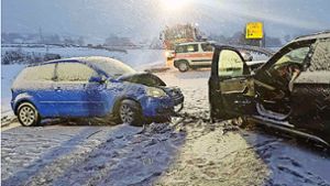 Unfälle im Schnee fordern drei Verletzte