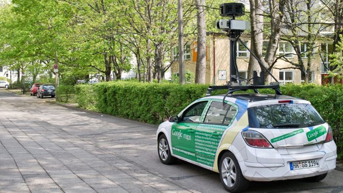 Kamera-Auto von Google in Bayreuth und Umgebung unterwegs
