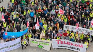 Tarifkonflikt: Warnstreiks bei Telekom vor Tarifrunde