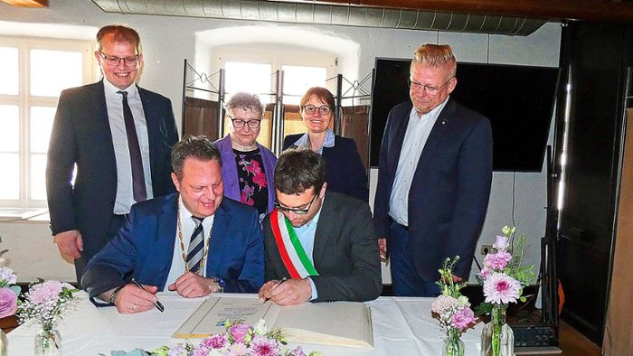 Kulmbach und Lugo feiern Partnerschaft