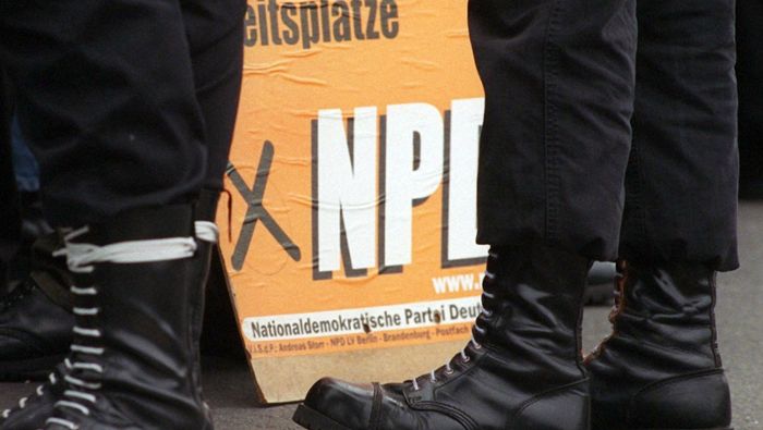 NPD-Demo neben dem Volksfestplatz