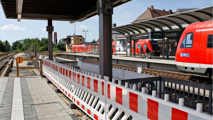 Barrierefreier Ausbau des Bahnhofes verzögert sich