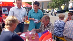 Schweißtreibender Beruf: SPD-Politikerin Inge Aures will ihren Sitz im Landtag verteidigen