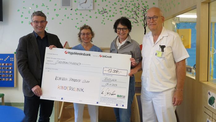 13.000 Euro für den Förderverein der Kinderklinik