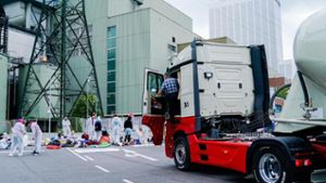 Stundenlange Blockade und Protest am Kohlekraftwerk Mannheim