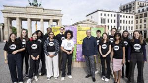 Für eine bessere Welt: Bayreuther Student plakatiert in Berlin mit Bill Gates