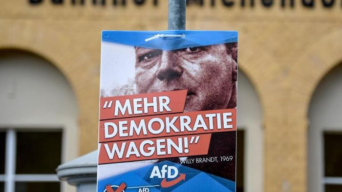 AfD wirbt in Brandenburg mit Willy Brandt