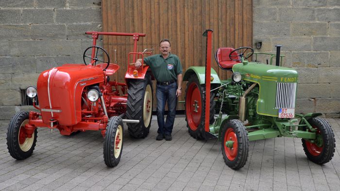 Georg Hagen hat ihnen fast ein Jahr seines Lebens gewidmet: Oldtimer-Traktoren