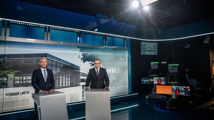 TV-Duell Voigt gegen Höcke beschert Welt TV Zuschauerrekord