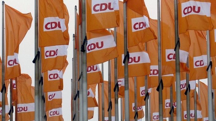 Juso-Mitglieder klauen CDU-Fahnen