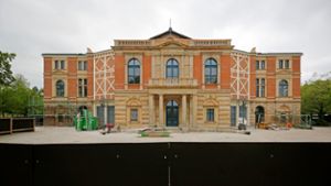 Festspielhaus: Erste Fassade ist fertig