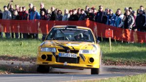 Gefreeser Duo auf dem Rallye-Podest