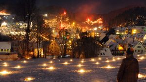 Obertrubach: Andächtige Stimmung beim Lichterfest