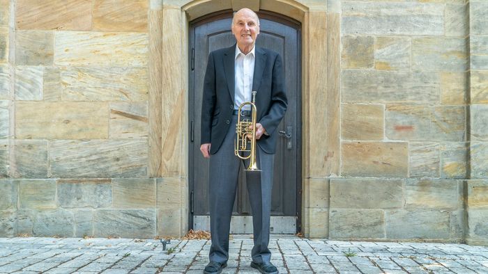 Helmut Bär 65 Jahre im Posaunenchor der Altstadt 