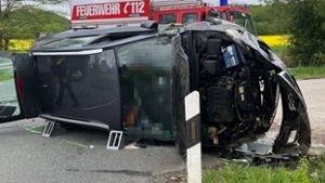 Schwerer Unfall : Auto überschlägt sich bei Kasendorf
