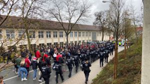 Riesiges Polizei-Aufgebot in Bayreuth