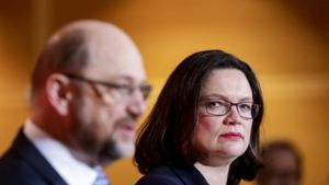 Schulz will in der SPD-Fraktion gegen Nahles antreten