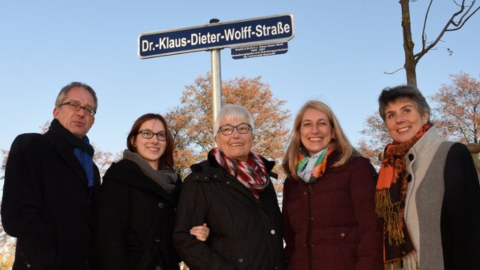 Dr.-Klaus-Dieter-Wolff-Straße eingeweiht