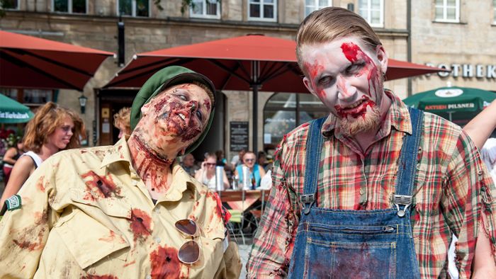 1. Bayreuther Zombie Walk: Untote erobern die Innenstadt