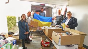 Firma baut Büro für ukrainische Flüchtlinge um