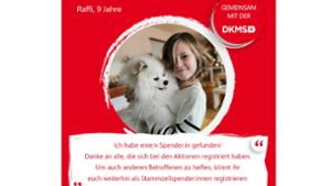 Aktion in Pegnitz: Stammzellenspender für Raffi gefunden