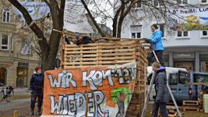 Klimaprotestler verlassen das Baumhaus