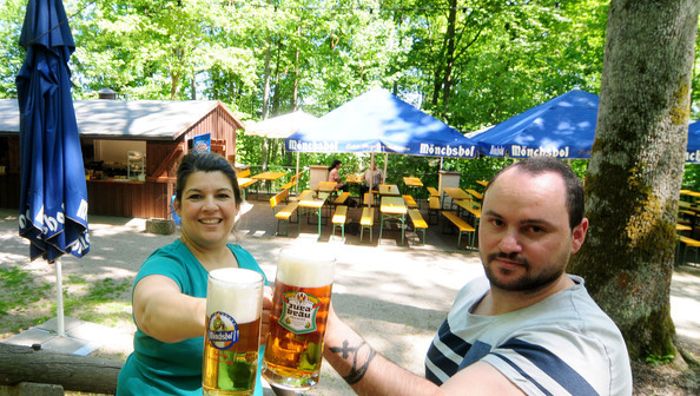 Schlossberg-Biergarten ist wieder geöffnet