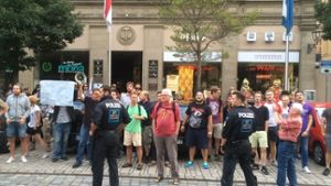 Neonazi-Demo in Ansbach