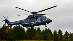 Hubschrauber in Bayreuth ohne Einsatz