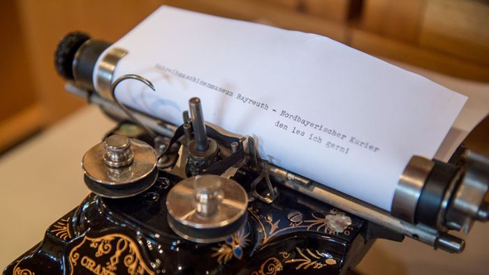 Bayreuth zahlt viel  für eingelagerte  Schreibmaschinen