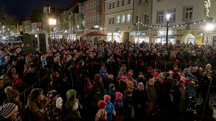 Mehr als 1000 Besucher erlebten das Bayreuther Christkind