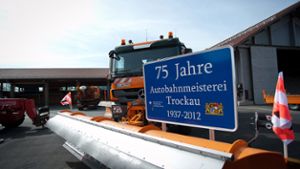 Autobahnmeisterei: Spatenstich für neue Werkstatt