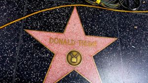 Hollywood-Stern von Donald Trump erneut beschädigt