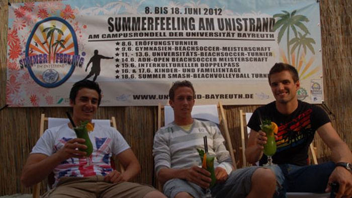 Summerfeeling: Uni Bayreuth bekommt einen Strand