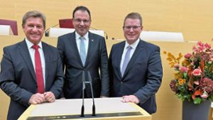 Fränkisches Trio im bayerischen Landtag