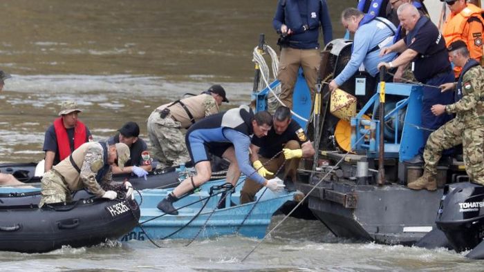 Nach Schiffsunglück: Leiche 100 km von Budapest geborgen