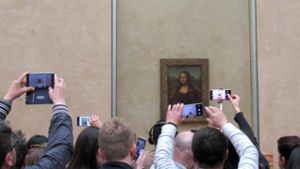 Ein Selfie mit der Mona Lisa