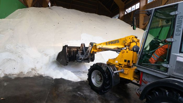 800 Tonnen Salz für den Winterdienst