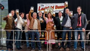 Das Bier sprudelt wieder: Anstich auf dem Bayreuther Frühlingsfest