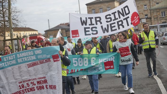 900 Menschen demonstrieren in Bamberg
