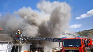 Großbrand in Auerbach: Verdacht zur Brandursache bestätigt sich