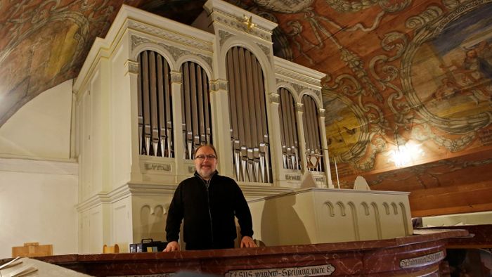Geburtstagsparty für eine Orgel
