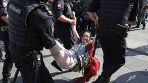 Aktivisten: 1370 Festnahmen bei Kundgebung in Moskau