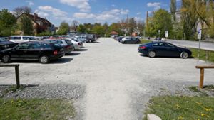 Am Sendelbach: Der Parkplatz wird saniert