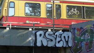 Bei Graffiti-Sprayen von S-Bahn überfahren