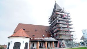 Turm der St.-Thomas-Kirche wird erneuert